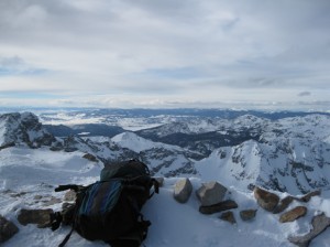 View from the top of Mount Audubon