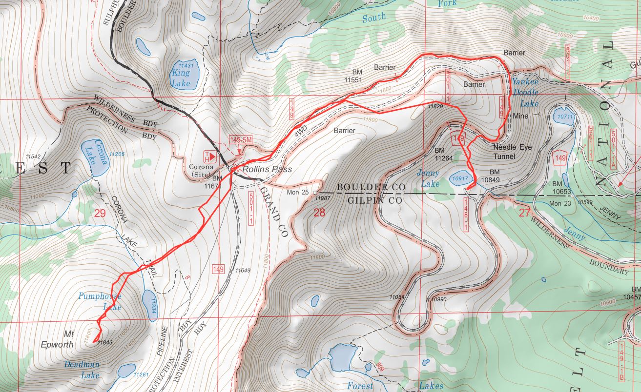 Mount Epworth via Jenny Lake / Needle Eye Tunnel - Trip Report ...